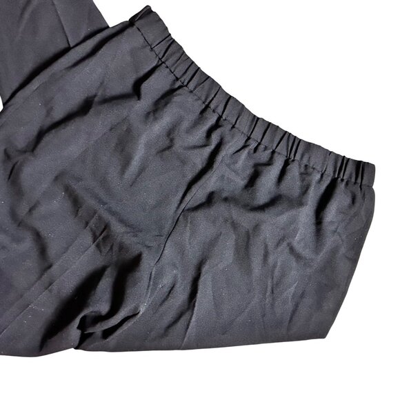 Anne Klein 2XL Womens Dress Black Elastic Waist Pants Polyester Blend - Picture 7 of 14